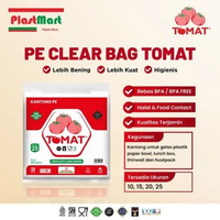 Kantong Belanja PE Tomat / Plastik Kresek PE / Kantong Plastik Bening 15