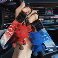 pop doll keychain Toys Mini Teddy Bear Dolls Toy Small Gift for Party Wedding Keychain Bag Pendant Teddy Doll