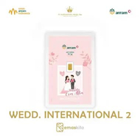 LOGAM MULIA ANTAM 0,1 GR__WEDDING SERIES (MICRO GOLD/EMASKITA GIFT SERIES) WEDDING INTERN 1