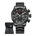 Alexandre Christie Chronograph AC 6658 MC BIPBARE - Jam Tangan Pria Sport Stainless Steel