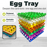 Egg Tray Egg Storage Plastic Egg Tray Crates 30-Egg Tray Telur Bekas Telur Stackable Durable Reusabl