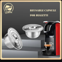 Reusable Coffee Capsule Stainless Steel Refillable Filter For Bialetti Coffee Machine Brikka Espresso Cup