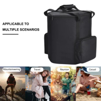 Hard Travel Case Dual Zipper Carrying Storage Bag Scrarch Proof Shoulder Bag Fall Preventive for Bose S1 Pro Audio Microphone