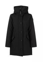 Canada Goose Rossclair Hooded Classic Fit Down Jacket in Black
