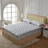 【睡芝寶】竹炭除臭抗菌+3M防潑水蜂巢式獨立筒床墊(雙人5尺-護腰床正反可睡)