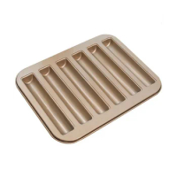 Biscuit Stick Baking Tray Carbon Steel Breadstick Biscotti Ladyfinger Small Muffin Cupcake Tin Tray