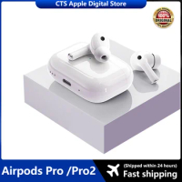2023 Original AirPods Pro2 Adaptive EQ H2 Earphone Chip Wireless Bluetooth Earphone Spatial Audio with Lightning USB-C