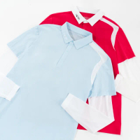 【HONMA 本間高爾夫】男款機能短袖POLO衫 日本高爾夫專業品牌(M~XXXL 紅色 藍色任選HMIX700R828)