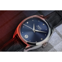 MIDO 美度 官方授權 Belluna 皇室藍 真鑽機械女錶 送禮推薦-33mm M0243071604600