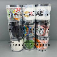 Lid Cup Sealer Motif Drink / Sealer Cup Motif Isi -+ 1000 Cup Pasti Ori