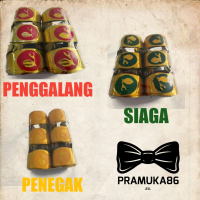 Kolong Kacu seng / Ring Hasduk Seng / Ring Kolong Kacu Hasduk Pramuka Bahan Seng