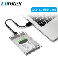 USB 3.0 to SATA III Hard Disk Case for 2.5 inch HDD SSD External Hard Drive Enclosur Max 4TB Support UASP HDD Box