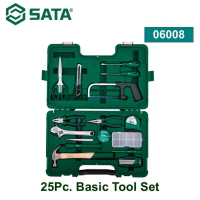Tool Kit Set 25 buah 06008 25Pc. Basic Tool Set Sata Tools