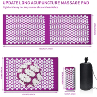 Acupressure Yoga Cushion Mat Massage Applicator Massager Pillow Mat Sensi Massage Body Mat with Needle