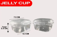 Cup Jelly Puding 150ml CH 7575 + Lid / Mika Puding CH 7575 150ml / Cup Puding / Cup Jelly Tempat Des