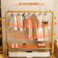 Skirting line heater, drying clothes rack, drying clothes rack, floor to ceiling, bedroom, household clothes hanger