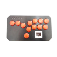 Metal Dragon Hitbox LED Light with Cherry MX low Profile Hitbox CNC Aluminium Alloy Case Support PS5PS4 PC Xinput Turbo Function