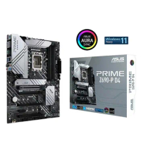 NEW For Asus PRIME Z690-P D4 Original Desktop For Intel Z690 DDR4 Motherboard LGA 1700 Support 12900KF 12700K 12400