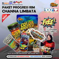 PAKET PAKAN CHANNA LIMBATA ( pelet untuk menebal kan rim tebal merah High Fin )+Sticker qu Channa Gr