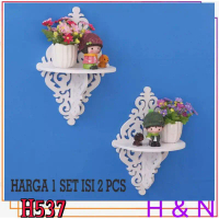 H537. Decorative Rack Rak Shabby Chic Vintage