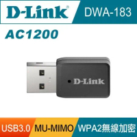 快速到貨★【D-Link 友訊】DWA-183 AC1200 MU-MIMO 無線網路卡