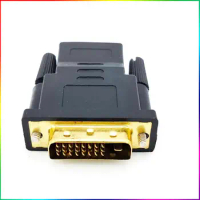 DVI (24 + 1) male to HDMI-compatible female adapter