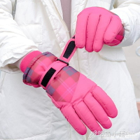 買一送一 手套女冬季加厚保暖加絨棉手套防寒騎車防風防水冬天戶外滑雪手套 格蘭小舖