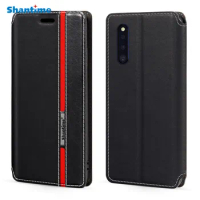 For Samsung Galaxy A41 SC-41A Japan Case Fashion Multicolor Magnetic Closure Flip Case Cover with Card For Galaxy A41 DoCoMo