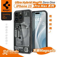 SGP Spigen 透視結構 支援 Magsafe 防摔殼 手機殼 保護殼 適用 iPhone 15 Pro Max【APP下單8%點數回饋】