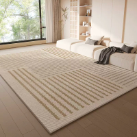 現貨特價－簡約侘寂北歐輕奢地毯15 (140x200cm) 高級沙發茶几毯 現代家用大面積地墊 （薄款）