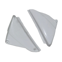 รถจักรยานยนต์สีขาวไม่พ่นสีแผงด้านข้าง F Airing บังโคลนปกด้านข้างฝาครอบป้องกันตกแต่งปกคลุมสำหรับฮอนด้