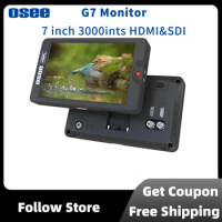 OSEE G7 7 Inch 4K 3000 Nits Ultra-Bright HDMI SDI Profissional Portable Monitor DSLR Camera Field HDR Monitors