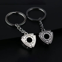 engine keychain with real sound zinc alloy turbo keychain with sound Sleeve Bearing Spinning Keychain for auto accessories