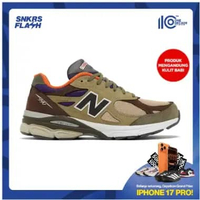 NEW BALANCE 990 V3 MADE IN USA TAN BLUE Sepatu Sneakers Unisex - M990BT3 44