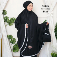 Mukena Cuci Gudang Cantik Bahan Adem Bunga 2021 Dewasa Bordir Jumbo Andin Rayon Sutera Dingin Lembut