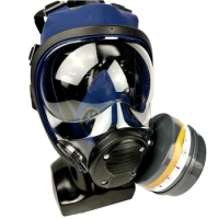 Dust Chemical Toxic Breathing Respirators Face Shield Eye Protection Soft Full Face Silicon Gas Mask