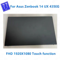 Original 14'' FHD 1920X1080 the top of laptop for Asus Zenbook 14 Ultralight UX435 UX435EG with touch LCD screen assembly
