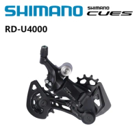SHIMANO CUES RD-U4000 Bicycle Rear Derailleur SHADOW RD 1x9s For MTB Mountain Bike Original Shimano Bike Parts