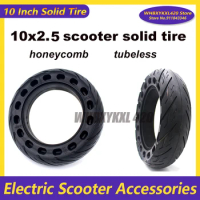 10 Inch Electric Scooter 10x2.50 Solid Tire Tubeless Tyre for Quick 3 ZERO 10X Inokim OX Folding Accessories