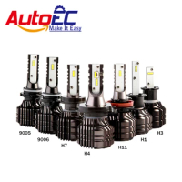 AutoEC 1 Set 20W CSP LED Headlight High Bright 3000LM H4 H7 H11 H13 9005 9006 9004 9007 880 Car LED lamp Bulb #LN71
