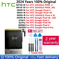 100% Original High Quality Battery For HTC GOOGLE PIXEL 3 Pixel3 XL 3XL 4XL Pixel4 XL PIXEL 4 4A 5A 5 5G 6 Pro Batteries Bateria
