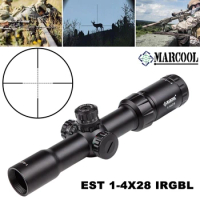 Marcool Est 1-4X28 Irgbl Sfp Riflescopes Tactische Snelle Focus Jacht Optische Zicht Voor Airsoft Scope Glas Dradenkruis Nieuw