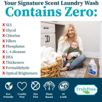 Laundry Wash Signature Scent Sensitive Skin Natural Detergent Laundry Supplies for Baby Clothes Plant-Based
