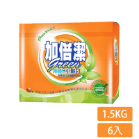 【加倍潔】茶樹+小蘇打制菌潔白超濃縮洗衣粉 1.5kgX6盒/箱