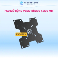 Tấm mở rộng vesa đến 20 x 20cm ErgoTek EP5 - Bộ mở rộng lỗ ốc vesa lắp cho tivi