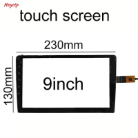 9inch Black Glass 2.5D Car GPS touch sensor Video Player Navigation For NAKAMICHI NAM5210-A9