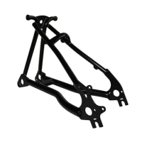 Titanium Rear Triangle for Folding Bike 16 Inches Bicycle Frame Accessories Ultra Light
