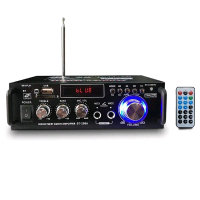 Amplifier Bluetooth Audio Karaoke Home Theater Bass BT-298A 300+300W APMPLI - Subwoofer black hdmi p