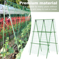 Foldable Cucumber Trellis Garden Trellis Set for Raised Bed Detachable Climbing Trellis for Outdoor Plant Flowers Vegetables