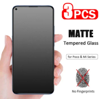 3PCS Matte Tempered Glass for Xiaomi Mi 11T 10T 12T Pro 11 Lite 5G NE Frosted Screen Protector